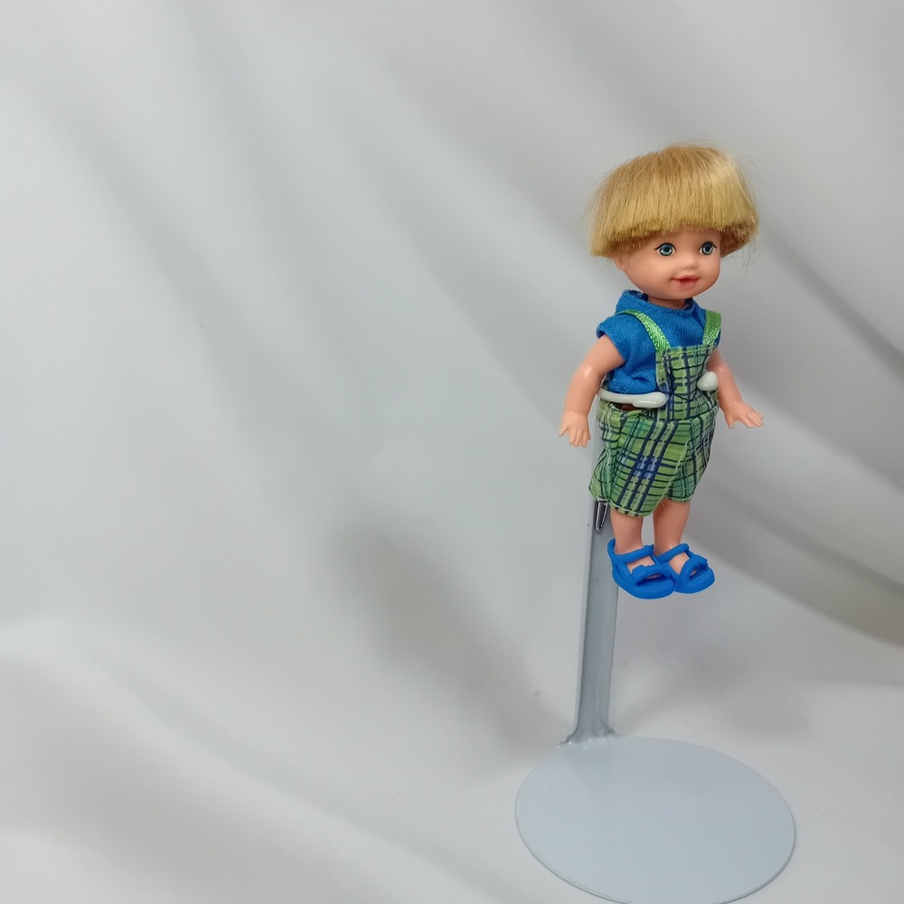 1996 VTG Y2K Tommy Baby Brother Of Ken Kelly Barbie Friend Babydoll Redressed 4" - Picture 2 of 14